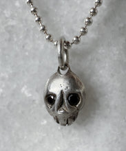 Load image into Gallery viewer, Mini Black Diamond Skull Charm