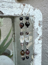 Load image into Gallery viewer, Brown Eye Dangle Earrings