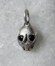 Load image into Gallery viewer, Mini Black Diamond Skull Charm