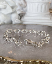 Load image into Gallery viewer, Clasped Hand Chain Stacking Bracelet