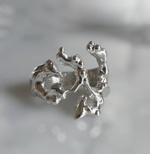 Load image into Gallery viewer, The Melted Cut Out Skull Ring
