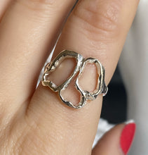 Load image into Gallery viewer, The Sanctified Cut Out Skull Ring