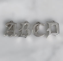 Load image into Gallery viewer, Old English initial charm letters A B C D