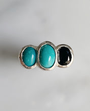 Load image into Gallery viewer, Turquoise & Black Onyx Ring