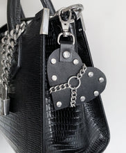 Load image into Gallery viewer, Cross My Heart Leather Keychain