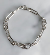 Load image into Gallery viewer, Mixed Link Chain Adjustable Bracelet