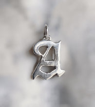 Load image into Gallery viewer, Old English Initial Charm