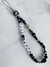 Load image into Gallery viewer, Till Death Beaded Phone Charm
