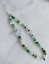 Load image into Gallery viewer, Iced Matcha Beaded Phone Charm