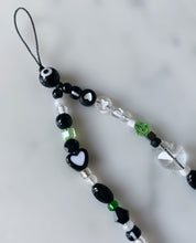 Load image into Gallery viewer, Lima Bean Beaded Phone Charm