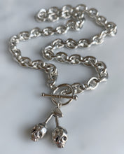 Load image into Gallery viewer, Cherry Skull Necklace