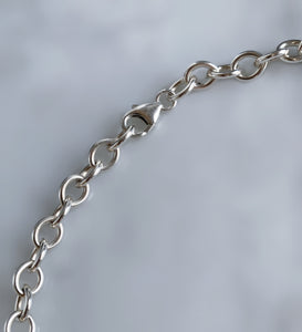 Sterling Silver Lariat Belcher Chain