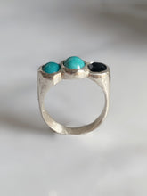 Load image into Gallery viewer, Turquoise & Black Onyx Ring