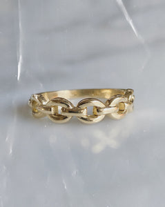 14k Gold Chain Ring
