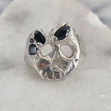 Load image into Gallery viewer, Royal Crown Cut Out Skull Signet