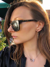 Load image into Gallery viewer, 14k White Gold Handcuff Necklace