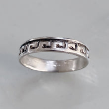 Load image into Gallery viewer, Greek Key Eternity Ring