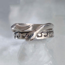 Load image into Gallery viewer, Greek Key Eternity Ring