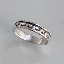 Load image into Gallery viewer, Greek Key Eternity Ring