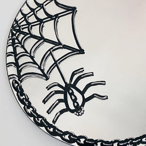Large Spider Web Accent Mirror