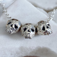 Load image into Gallery viewer, Triple Threat Skull Necklace