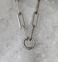 Load image into Gallery viewer, Sterling Silver Paperclip Chain with Annex Link