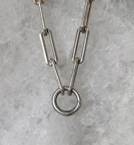 Sterling Silver Paperclip Chain with Annex Link