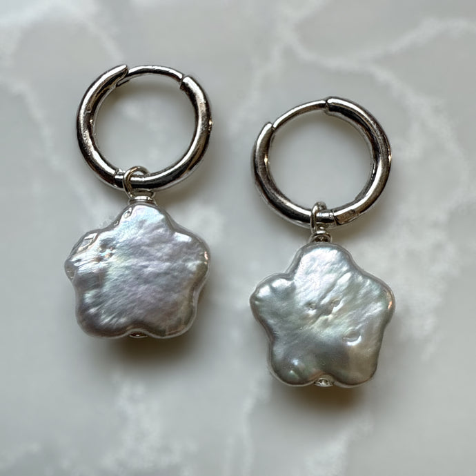 Star Pearl Earrings
