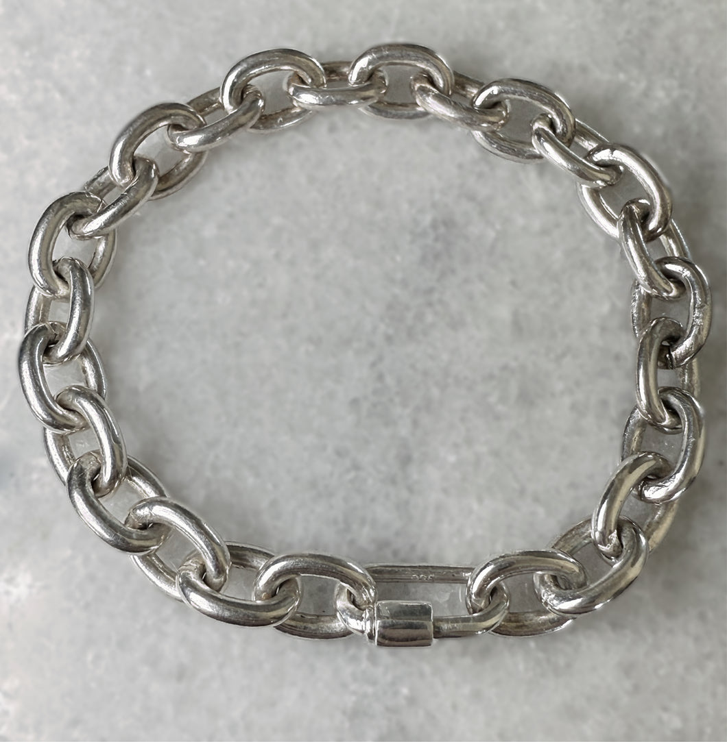 Chunky Chain Carabiner Bracelet