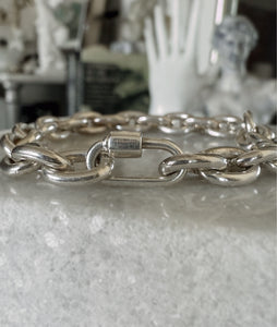 Chunky Chain Carabiner Bracelet