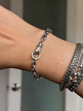 Load image into Gallery viewer, Cable Chain Hand Snake Charmer Bracelet