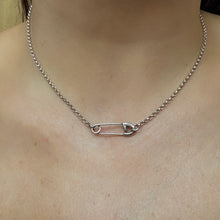 Load image into Gallery viewer, Safety Pin Necklace