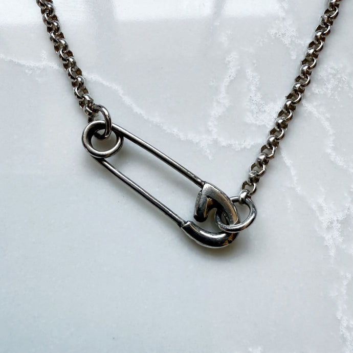 Safety Pin Necklace