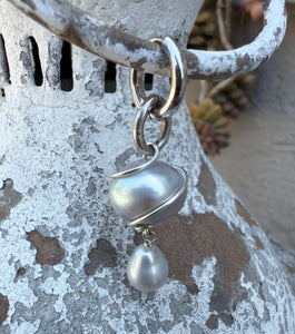 UFO Pearl Earrings