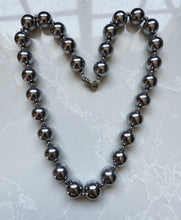 Load image into Gallery viewer, Chunky Hematite Ball Chain Choker