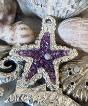 Load image into Gallery viewer, Amethyst &amp; Opal Starfish Pendant