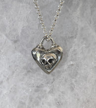 Load image into Gallery viewer, Heart Skull Padlock Necklace