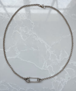 Safety Pin Necklace