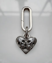 Load image into Gallery viewer, The Lovers Skull Heart Charm