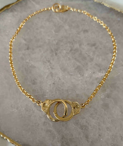 14k Yellow Gold Handcuff Bracelet