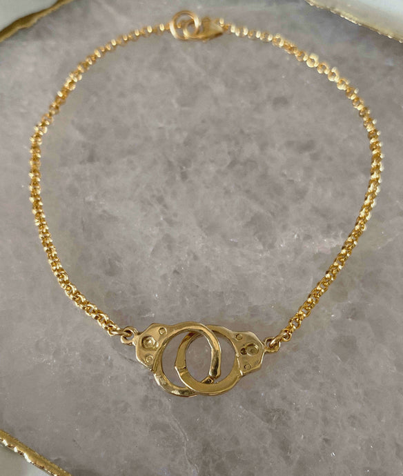 14k Yellow Gold Handcuff Bracelet