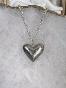Chunky Heart on Small Belcher Chain