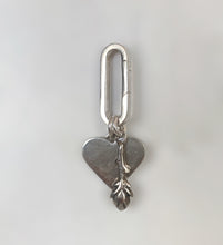 Load image into Gallery viewer, annex paper clip charm clasp connector sterling silver