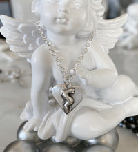Load image into Gallery viewer, Heart Snake Cameo Necklace