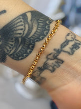 Load image into Gallery viewer, 14k Gold Round Belcher Chain Bracelet