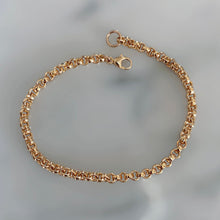 Load image into Gallery viewer, 14k Yellow Gold Rolo Chain Bracelet