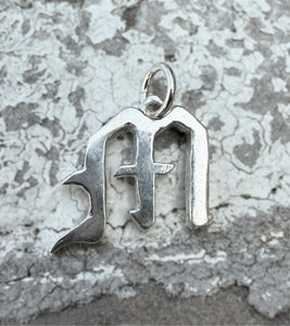 Od English initial charm letter M