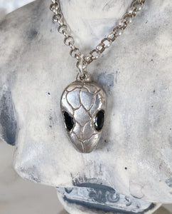 Snake Head with Sapphire Eyes