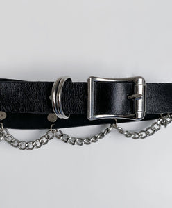 Studded Draped Chain Choker