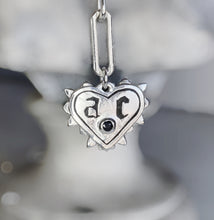 Load image into Gallery viewer, Studs &amp; Spikes Heart Pendant and Chain